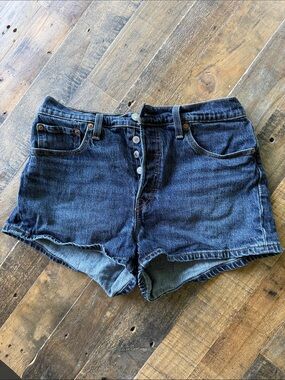 Dark Blue Levi’s Women’s Shorts